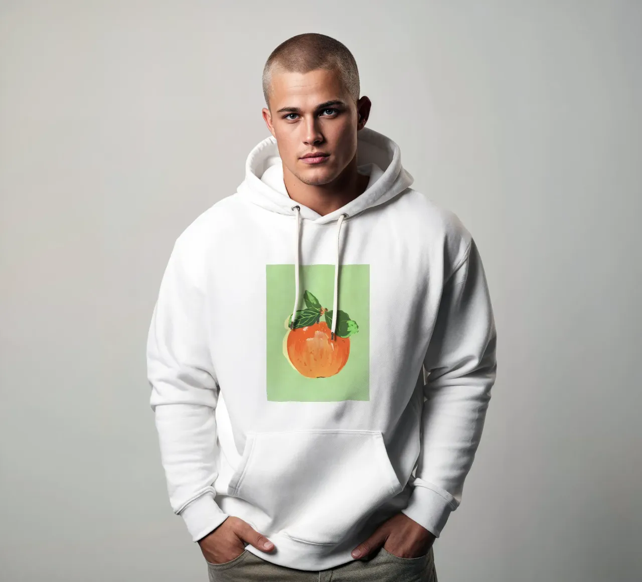Apple felpa con cappuccio da GigiRosado