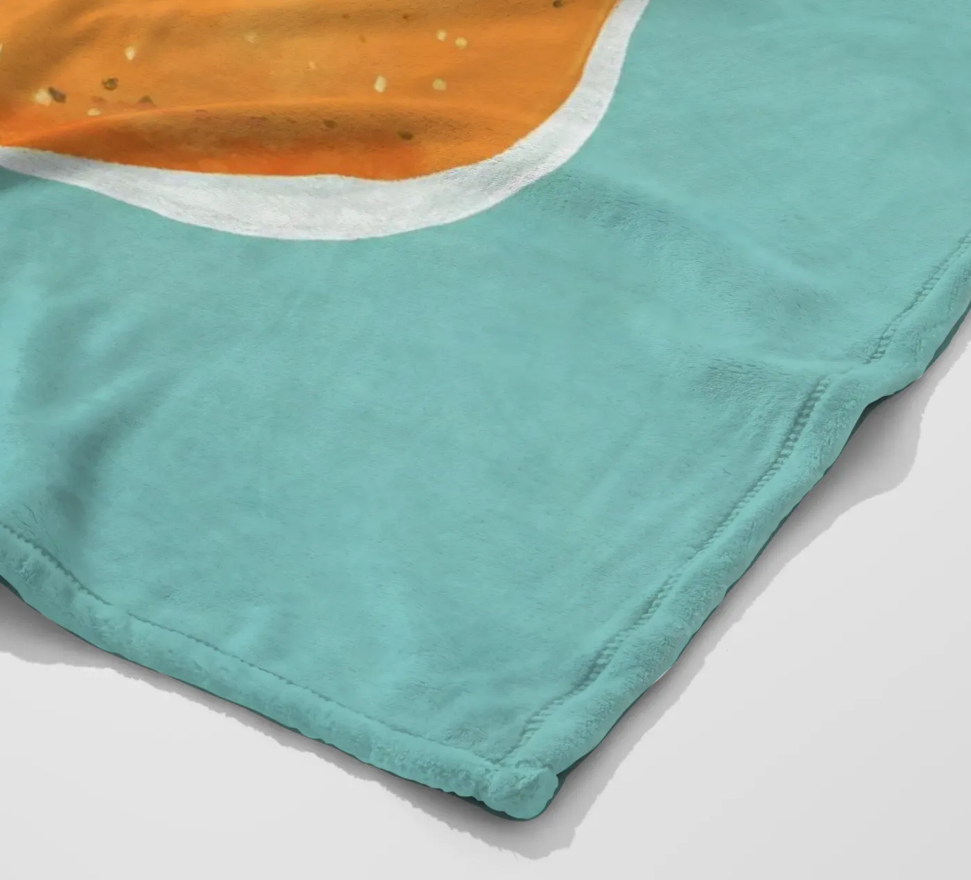 Orange Fleecedecke von GigiRosado