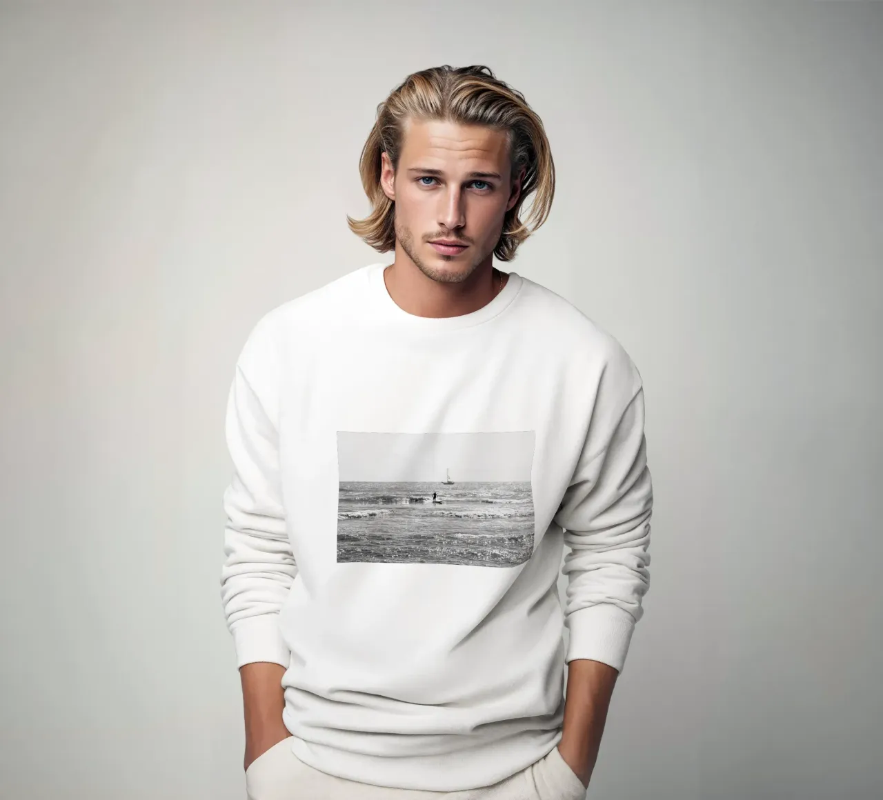 Surfer felpa da Flo Klein