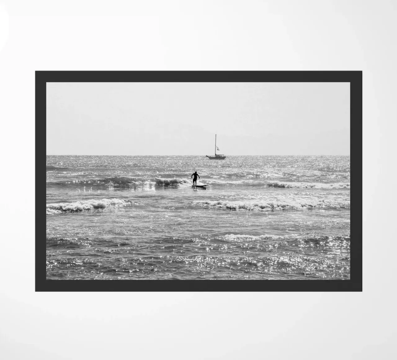 Surfer doormat by Flo Klein