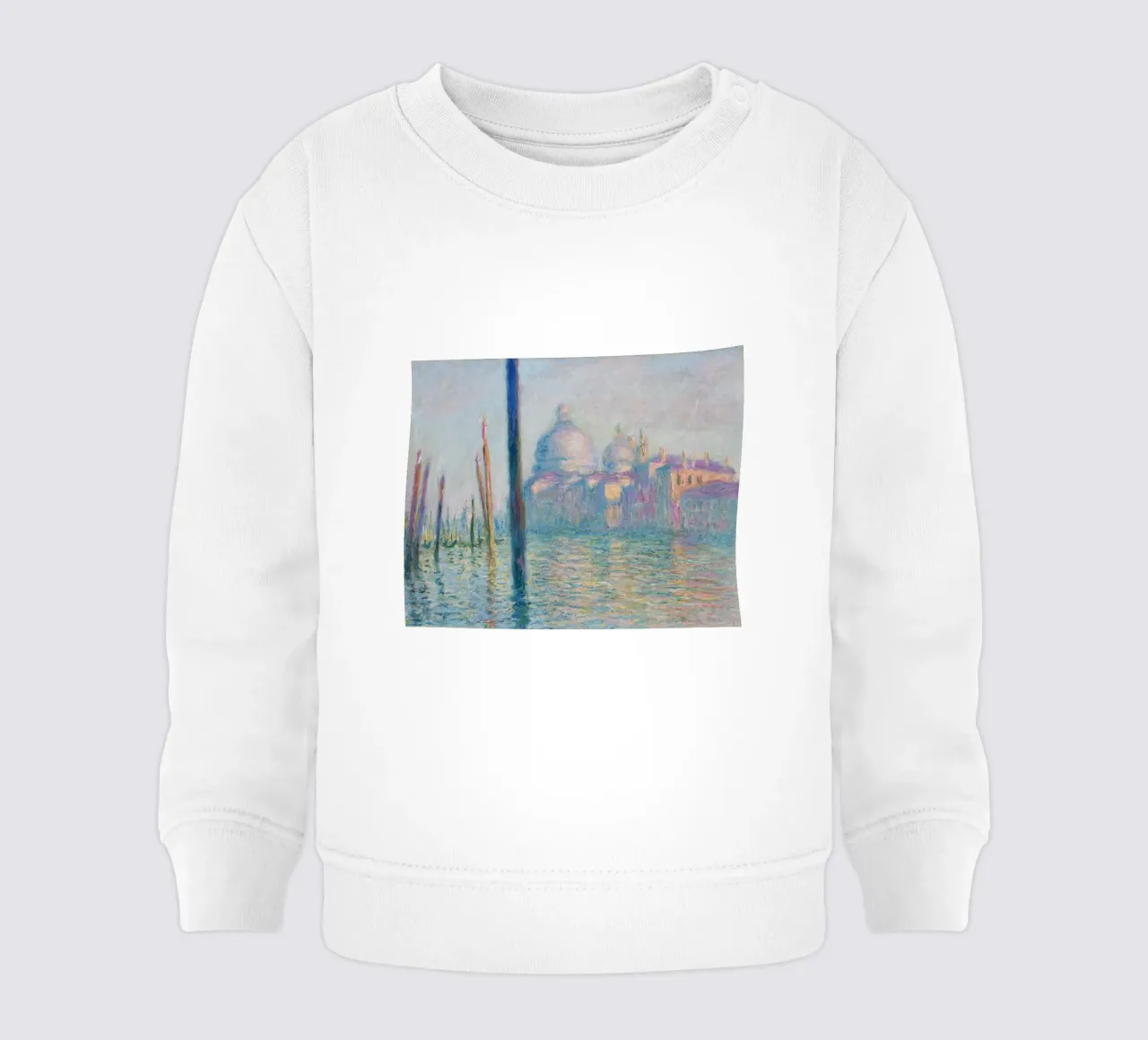 Claude Monet - El Gran Canal sudadera de bebé de Timeless Artworks