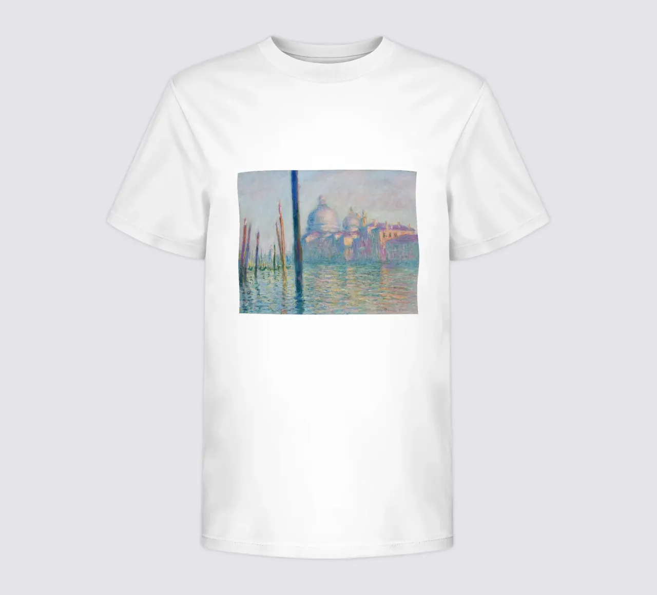 Claude Monet - The Grand Canal kids t-shirt by Timeless Artworks