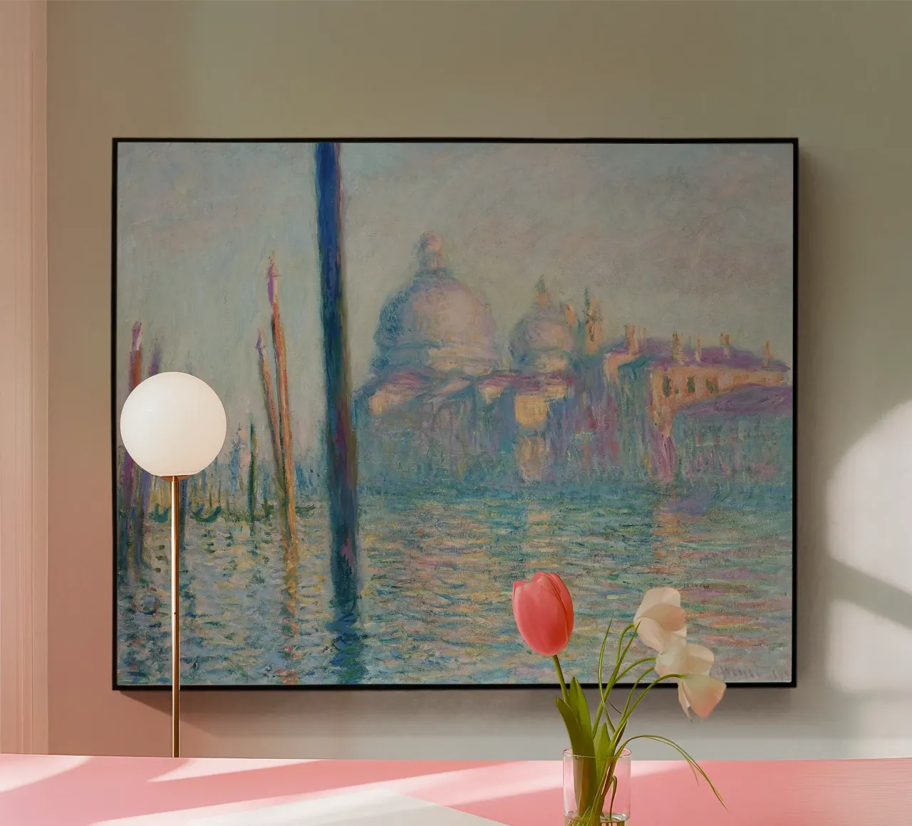 Claude Monet - The Grand Canal acrylic glass by Timeless Artworks
