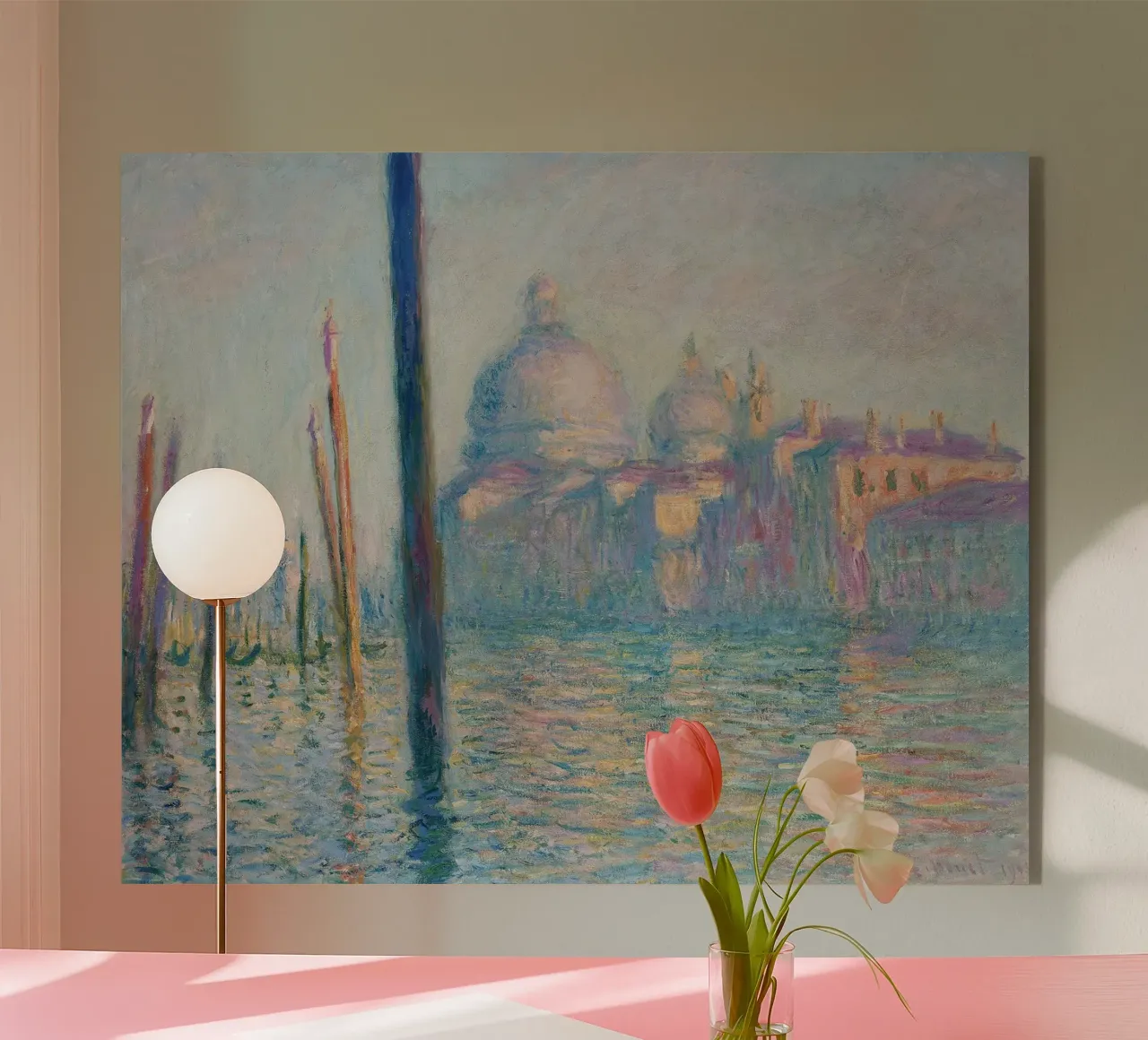 Claude Monet - The Grand Canal acrylic glass by Timeless Artworks