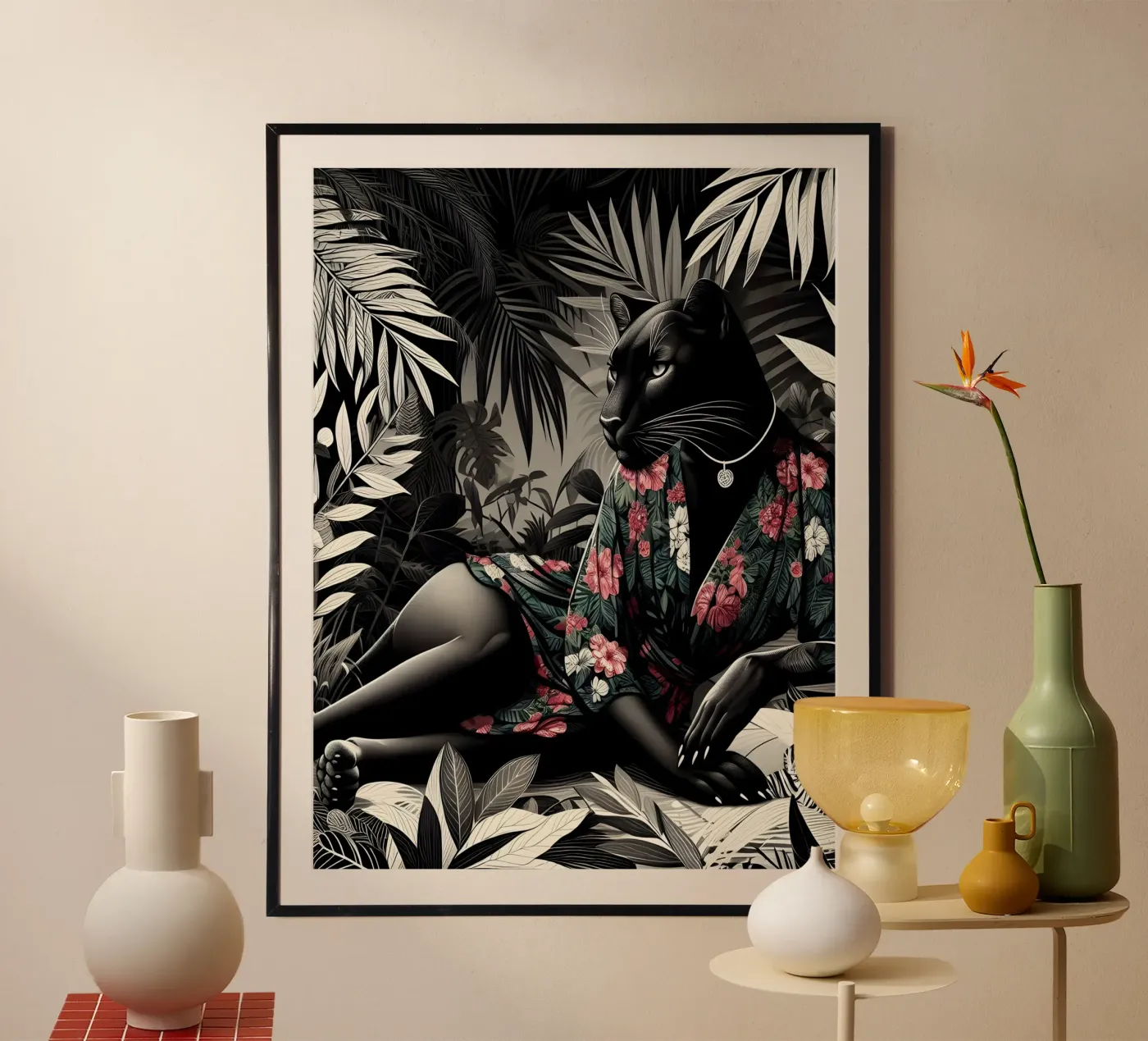 Anthropomorphic Panther poster da ARTOMATIC