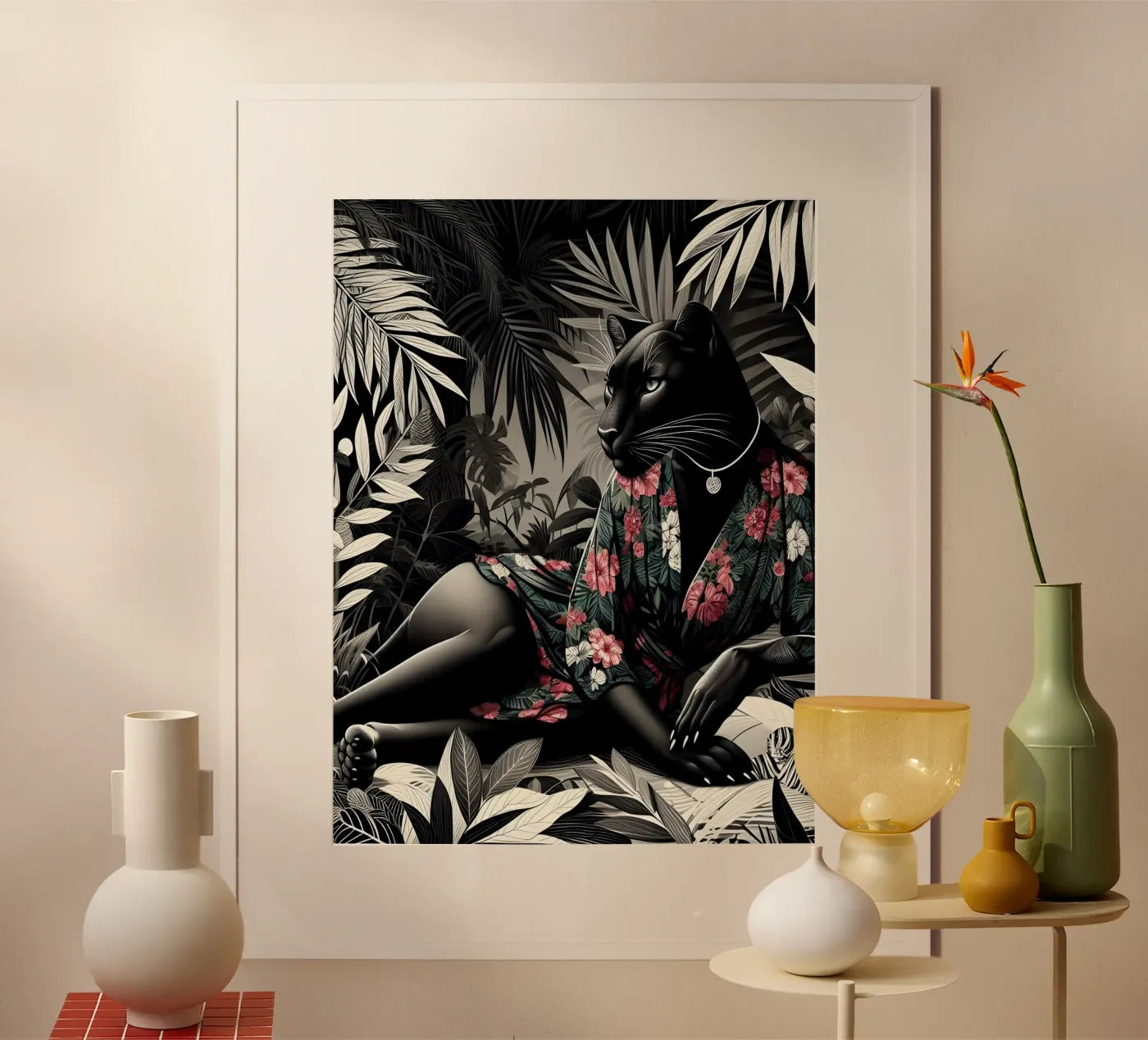 Anthropomorphic Panther poster da ARTOMATIC