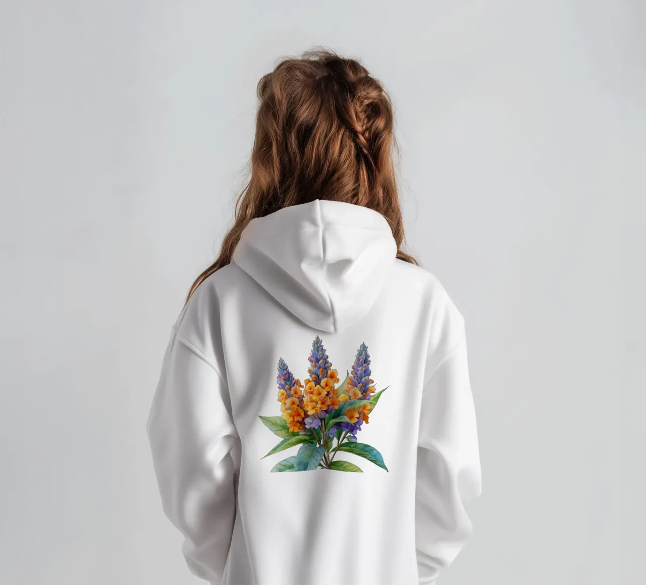 Fiore del cespuglio di farfalle 2 felpa bambino con cappuccio da Bold Blooms