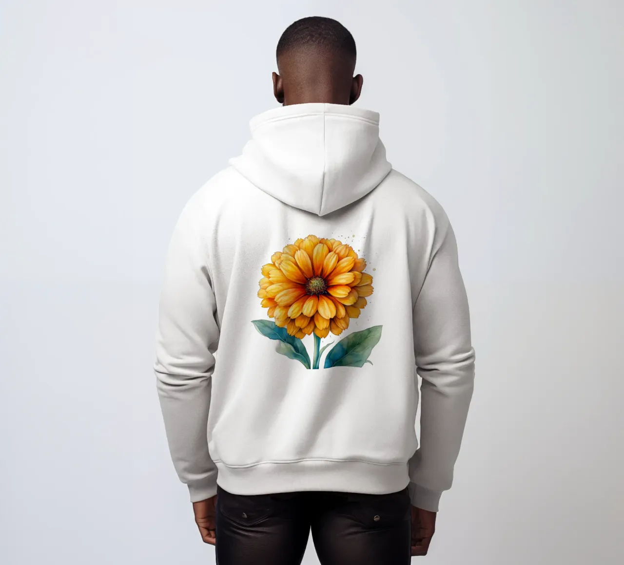 Fiore di calendula 4 felpa con cappuccio da Bold Blooms
