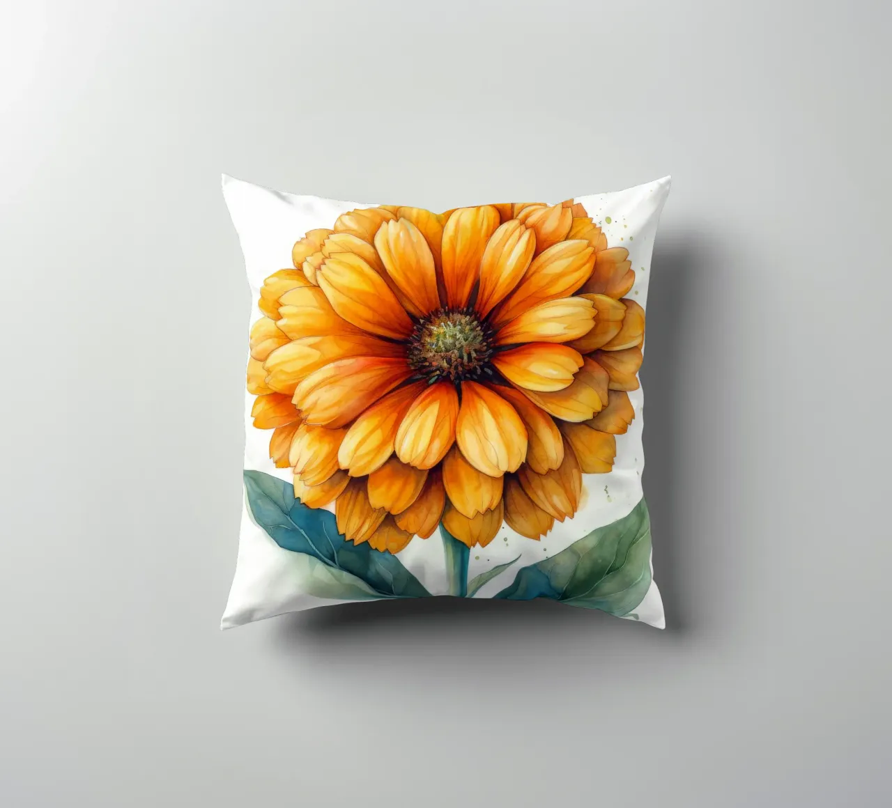 Fiore di calendula 4 cuscino da Bold Blooms