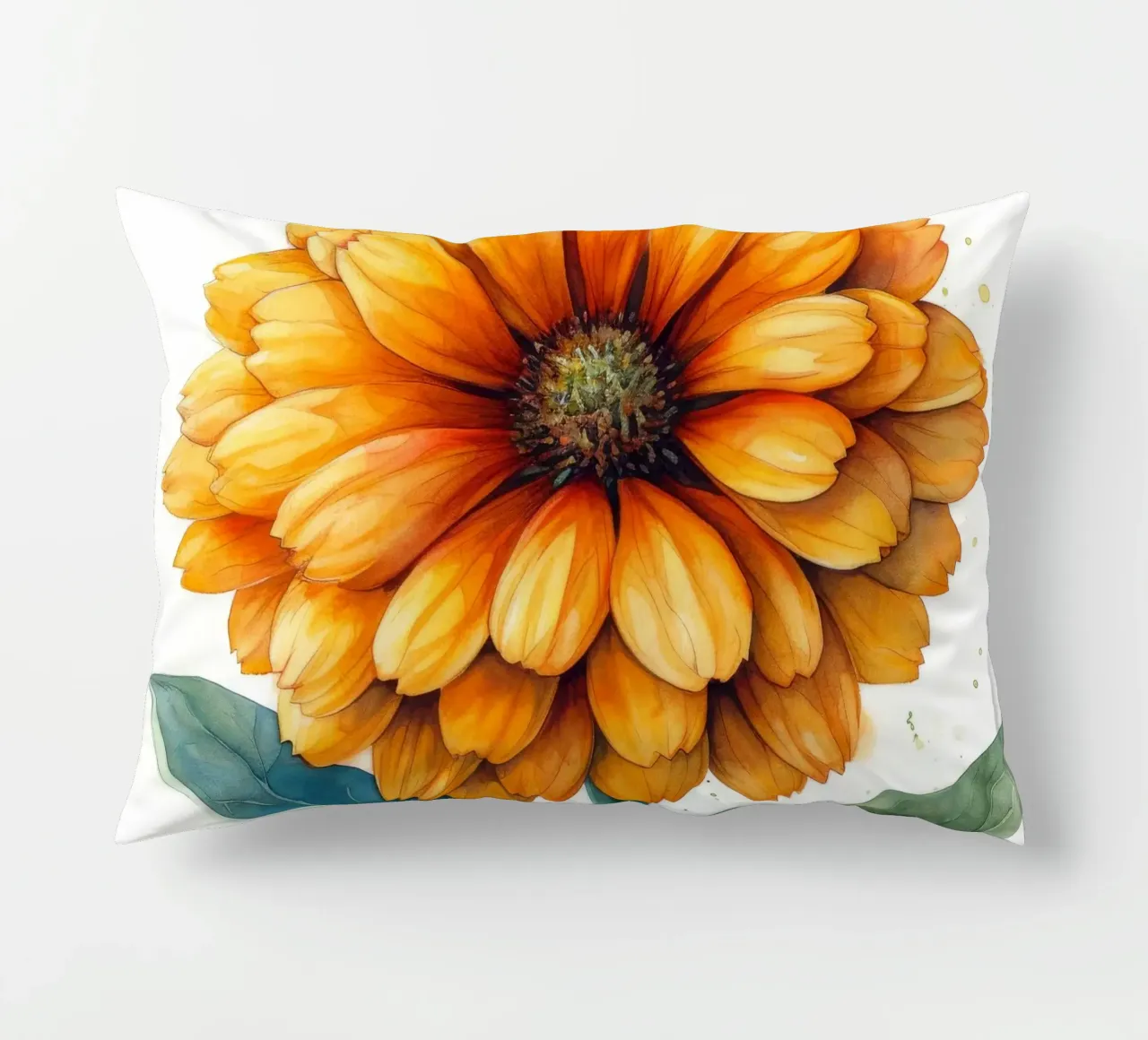 Fiore di calendula 4 cuscino da Bold Blooms