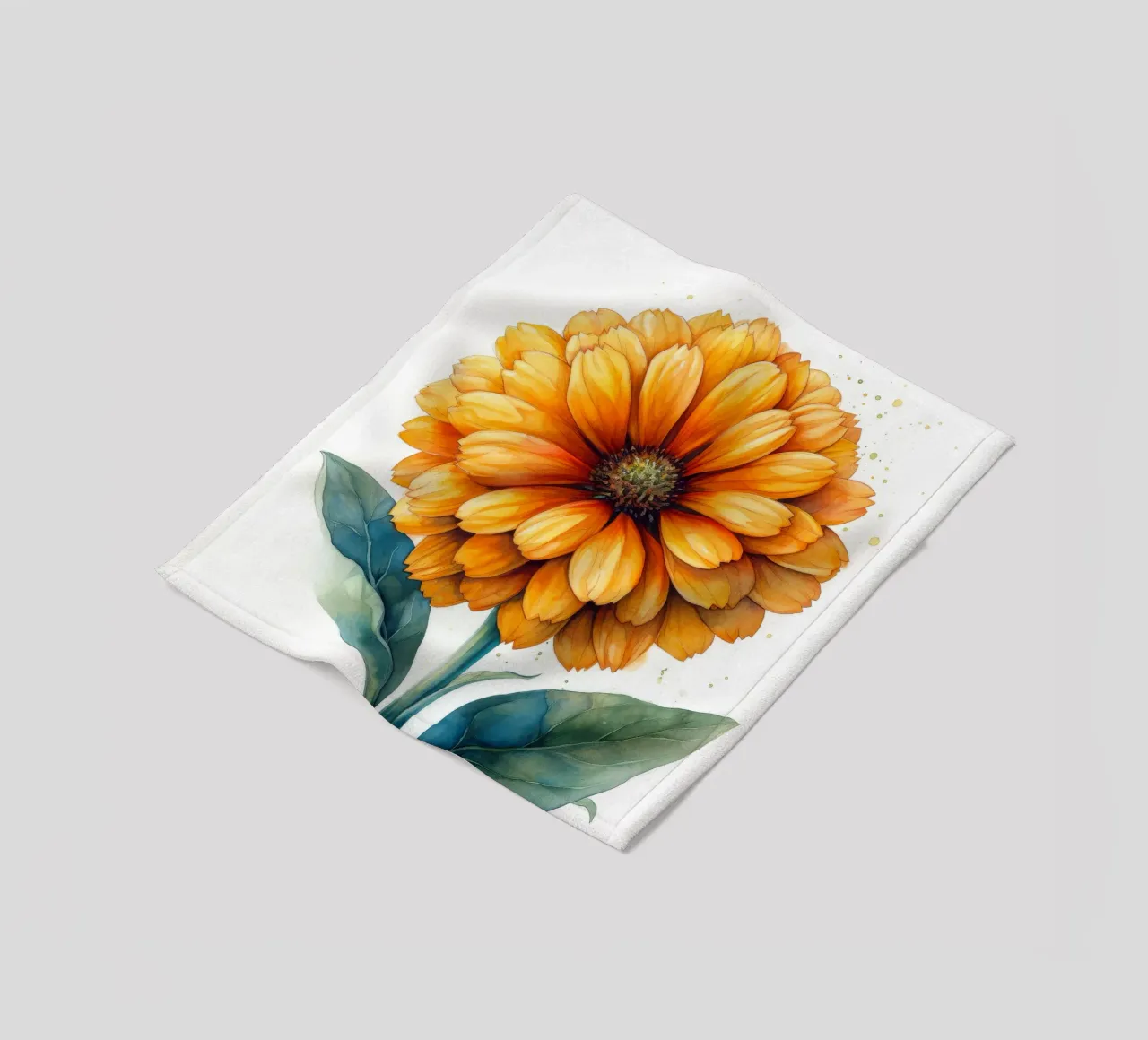 Fiore di calendula 4 coperta in pile da Bold Blooms