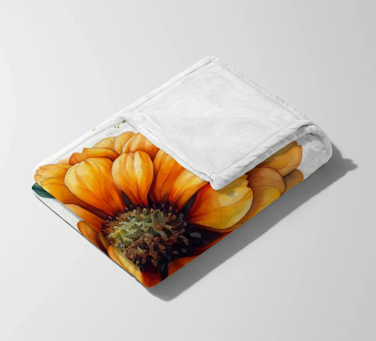 Fiore di calendula 4 coperta in pile da Bold Blooms