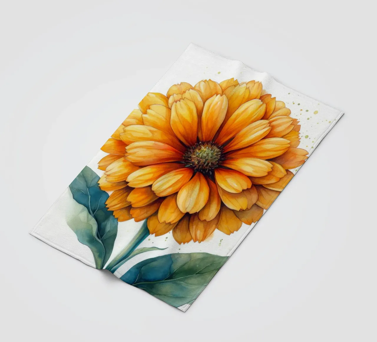 Fiore di calendula 4 coperta in pile da Bold Blooms