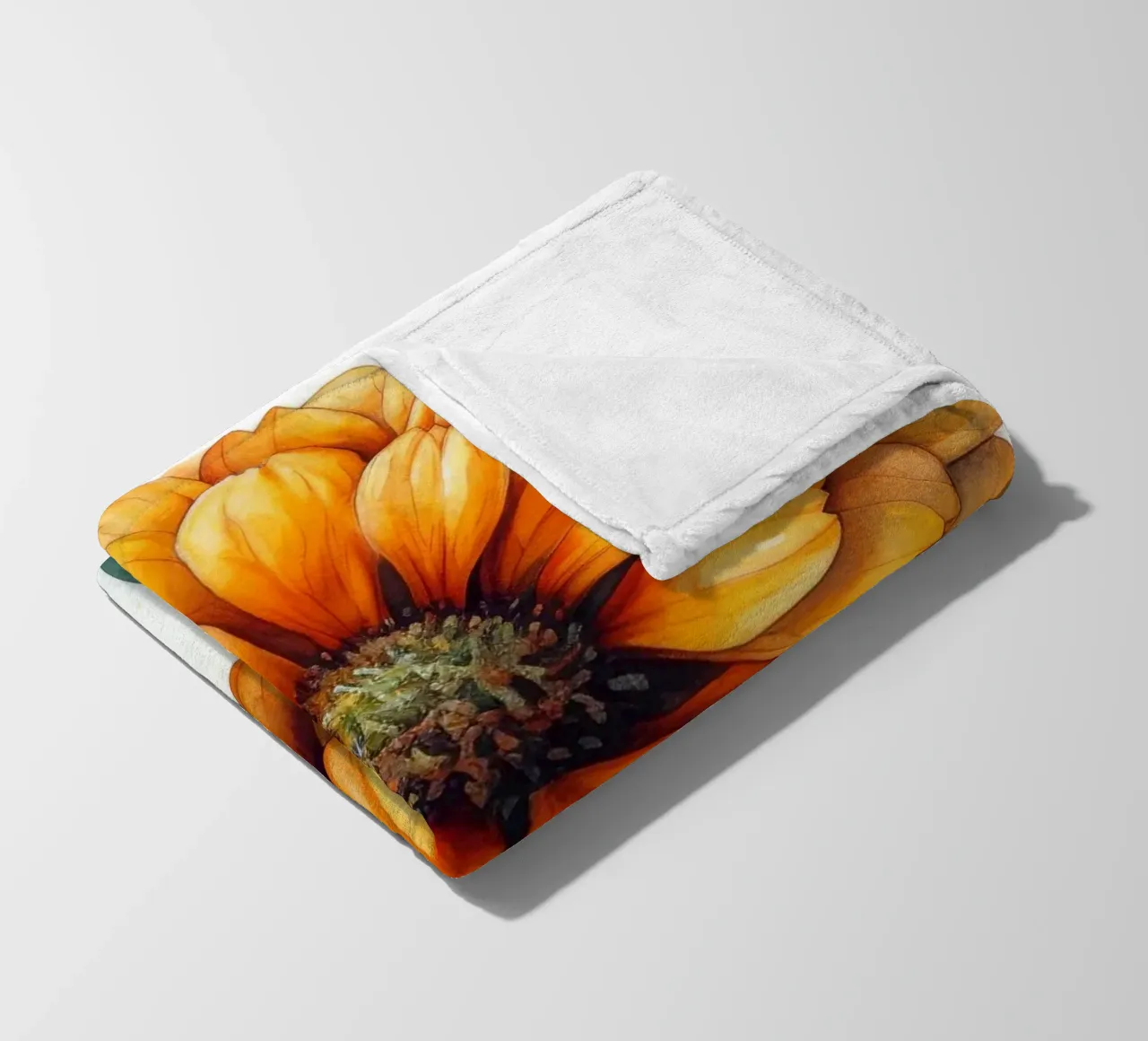 Fiore di calendula 4 coperta in pile da Bold Blooms