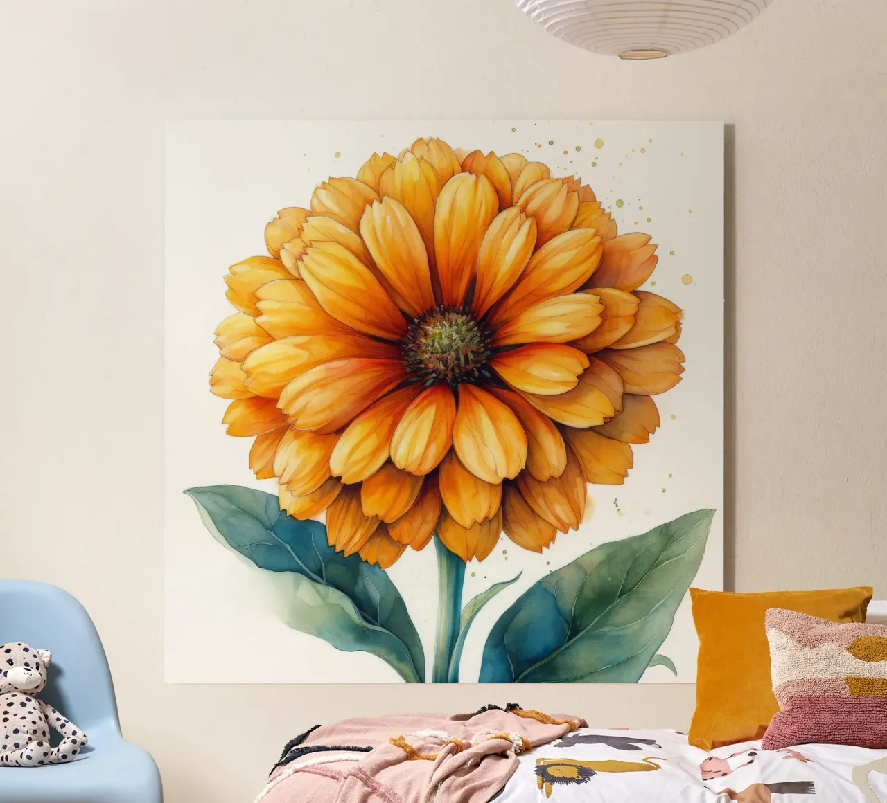 Fiore di calendula 4 plexiglass da Bold Blooms