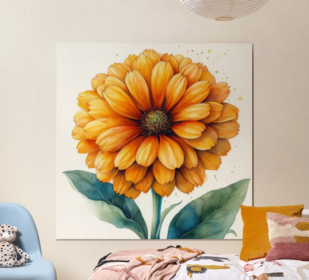 Fiore di calendula 4 poster da Bold Blooms