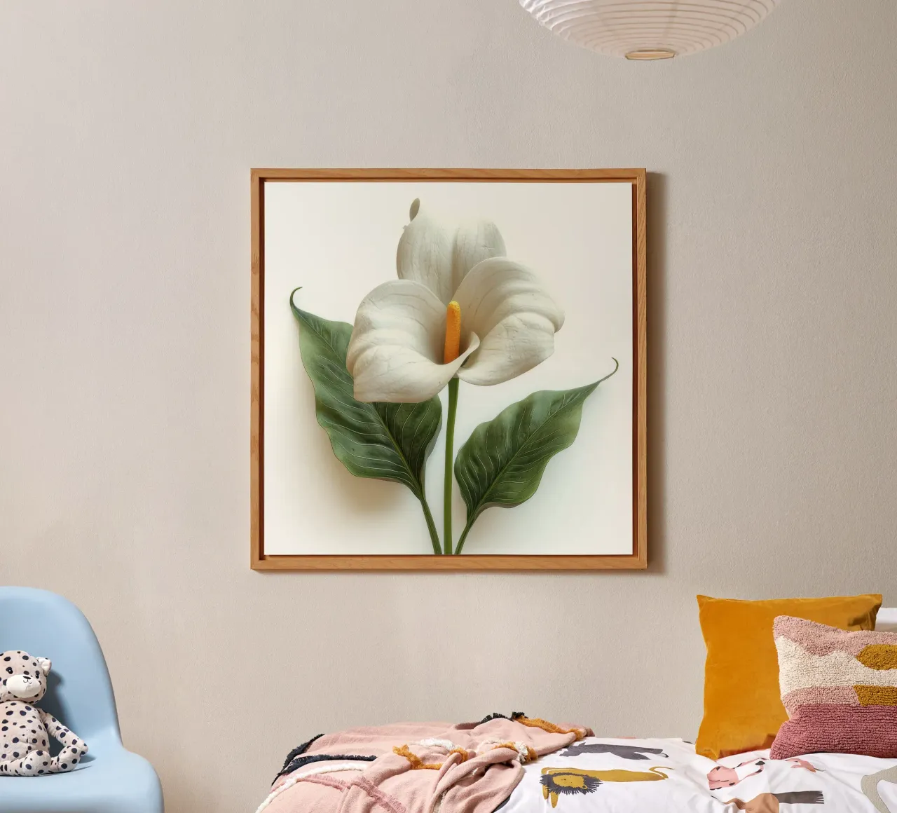 Fiore di calla 2 alluminio dibond da Bold Blooms