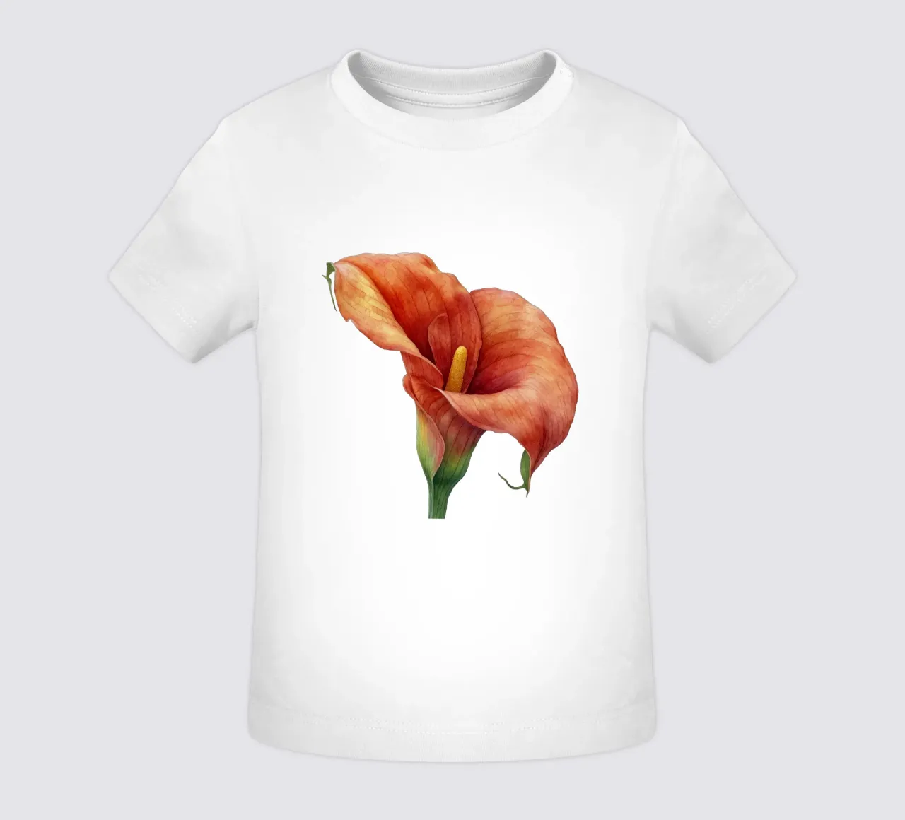 Calla-Lilie Blume 3 Baby T-Shirt von Bold Blooms