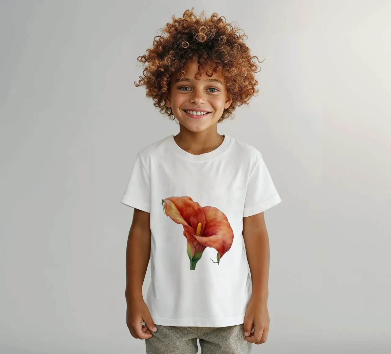 Calla-Lilie Blume 3 Kinder T-Shirt von Bold Blooms