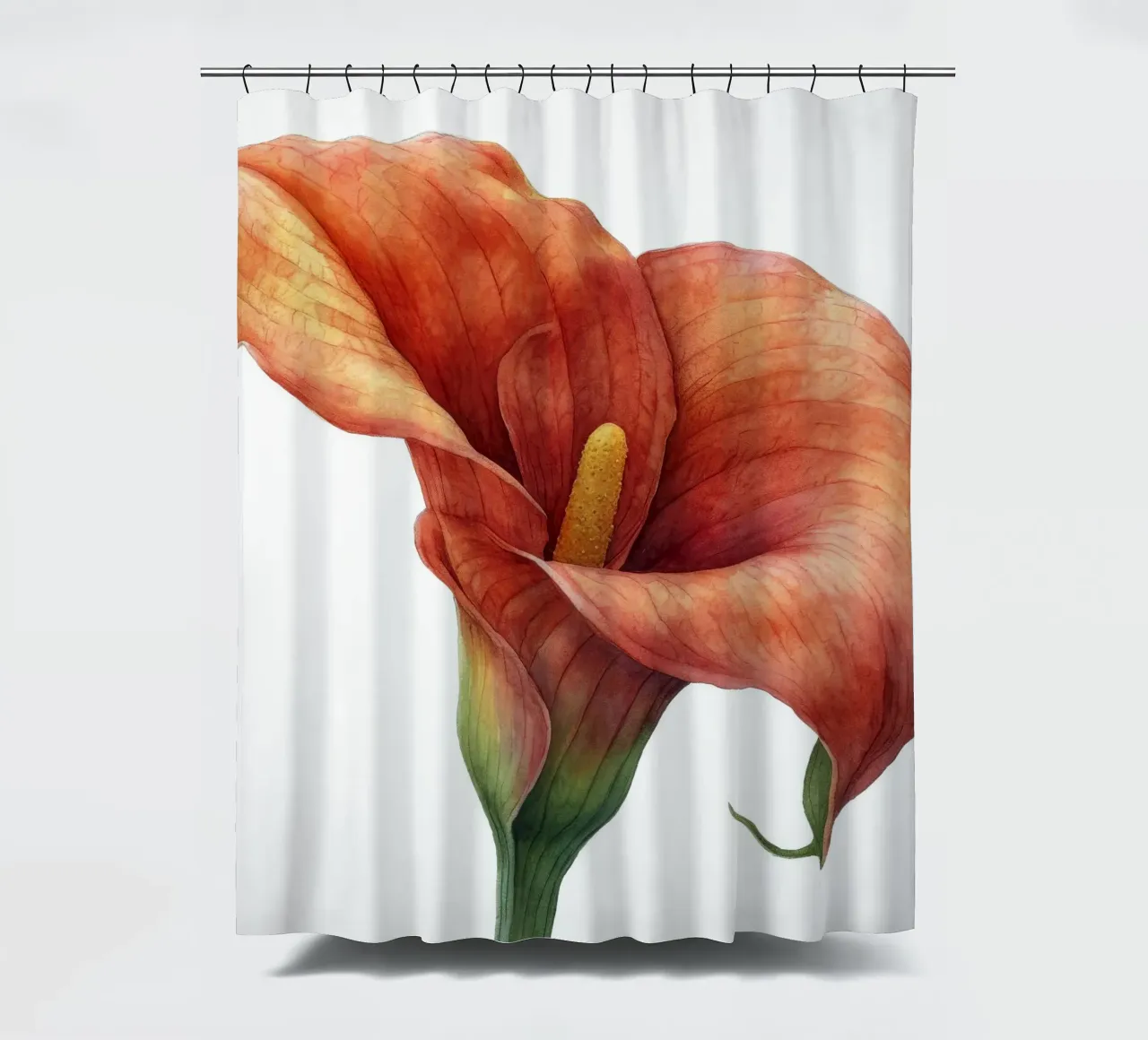 Calla-Lilie Blume 3 Duschvorhang von Bold Blooms