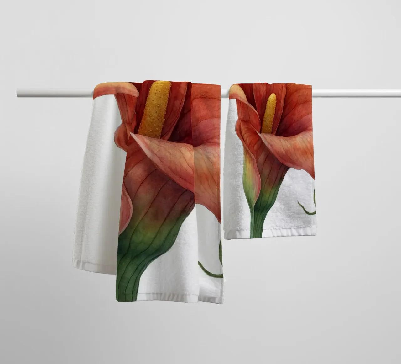 Fiore di calla 3 asciugamano da bagno da Bold Blooms