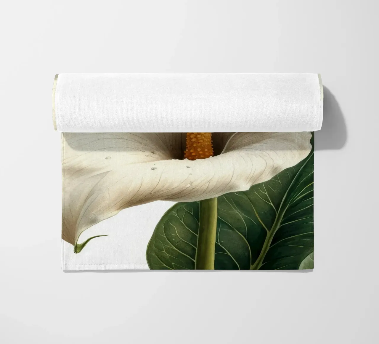 Fiore di calla 4 telo mare da Bold Blooms