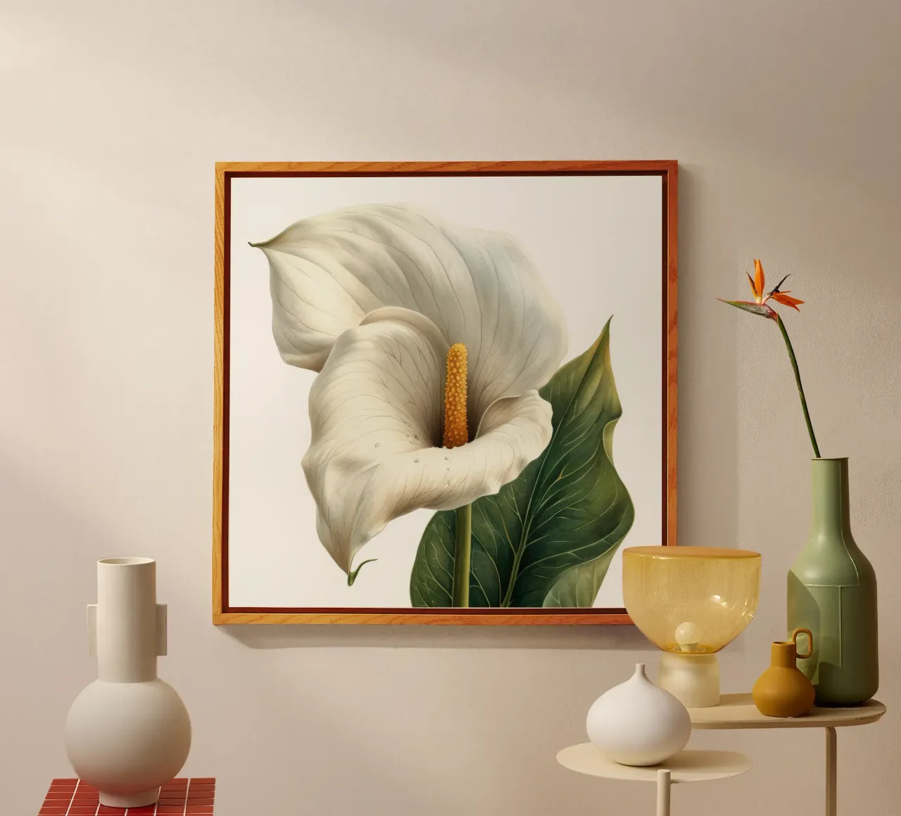 Fiore di calla 4 plexiglass da Bold Blooms