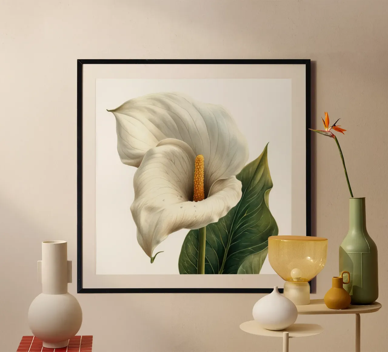 Fiore di calla 4 carta hahnemühle da Bold Blooms