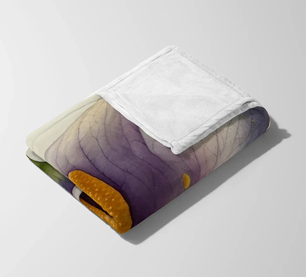 Fiore di calla 1 coperta in pile da Bold Blooms