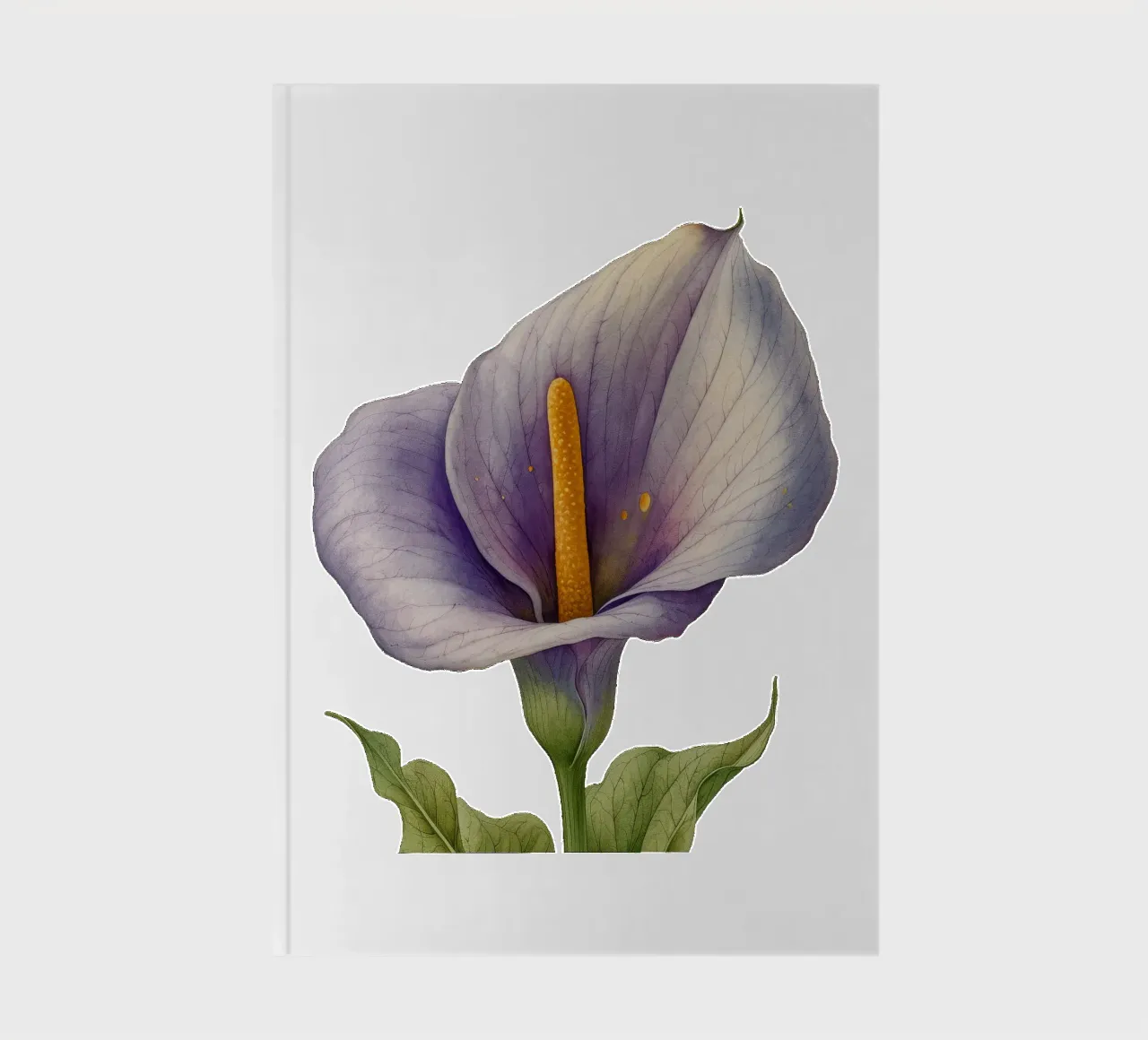 Calla Lily Flower 1 notebook by Bold Blooms