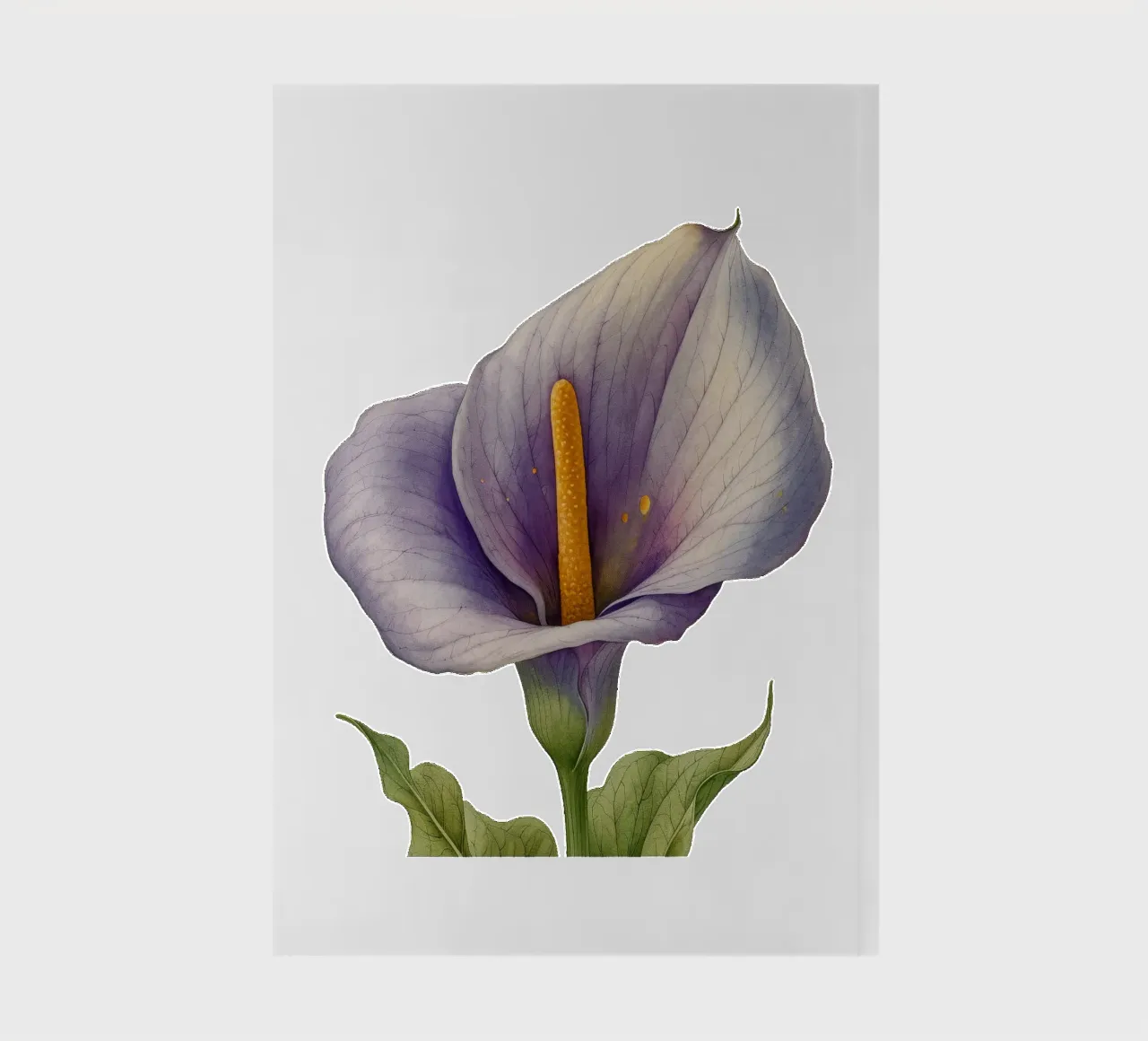 Calla Lily Flower 1 notebook by Bold Blooms