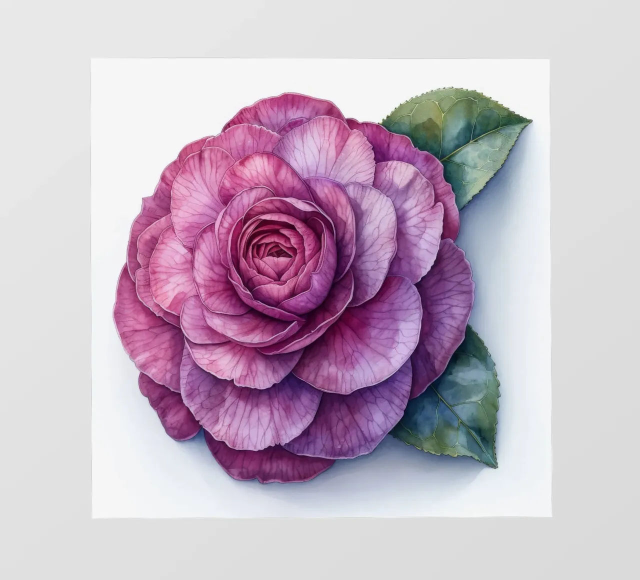Fiore di camelia 2 telo in pvc da Bold Blooms