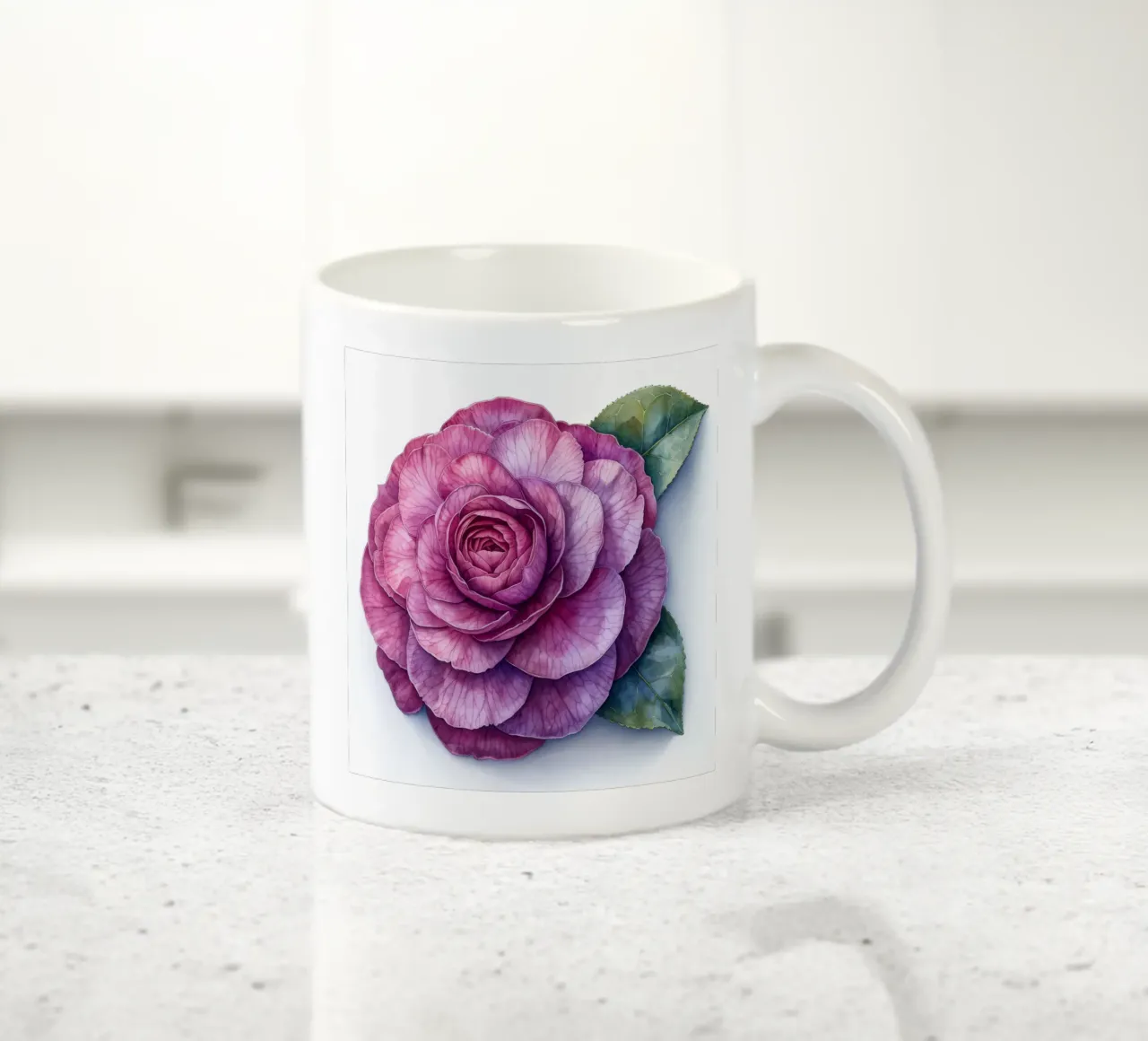 Fiore di camelia 2 tazza in ceramica da Bold Blooms