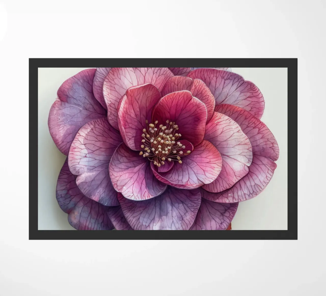 Fiore di camelia 3 zerbino da Bold Blooms