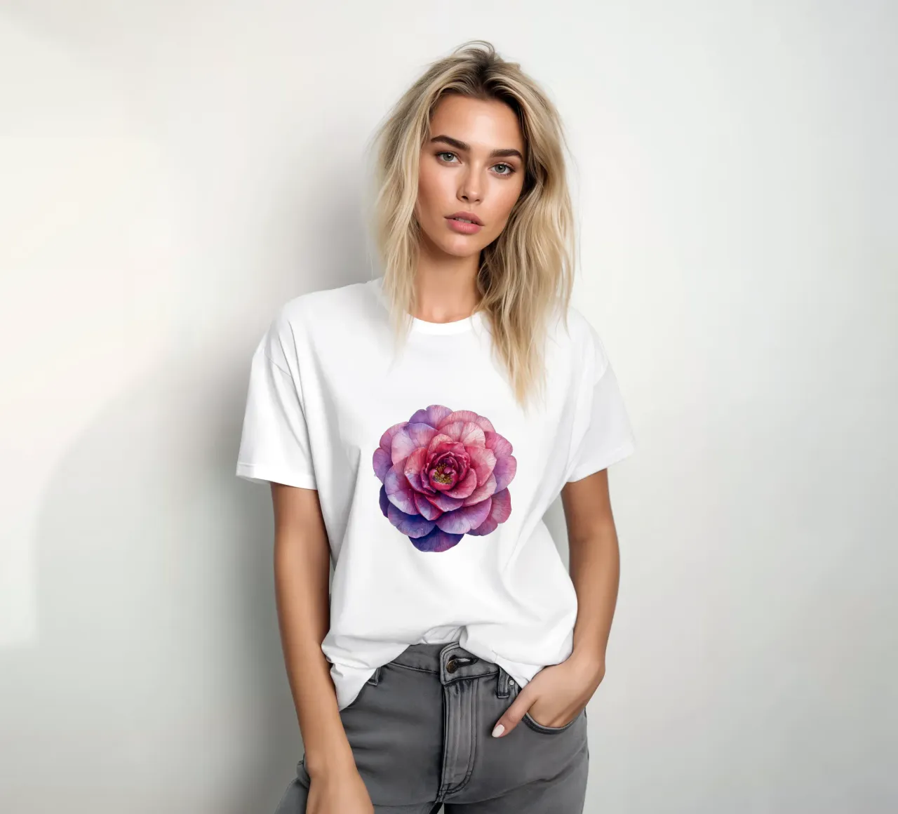 Fiore di camelia 4 t-shirt da Bold Blooms