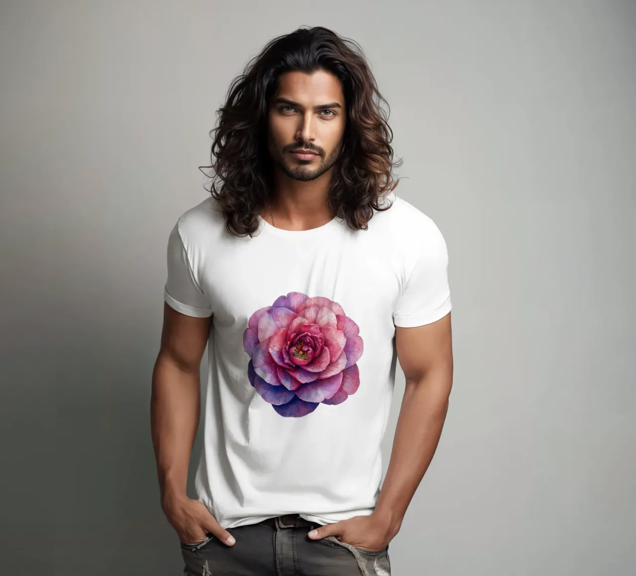 Fiore di camelia 4 t-shirt da Bold Blooms