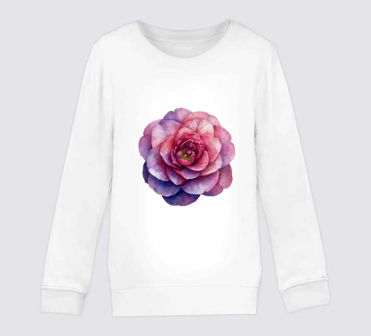Fiore di camelia 4 felpa bambino da Bold Blooms