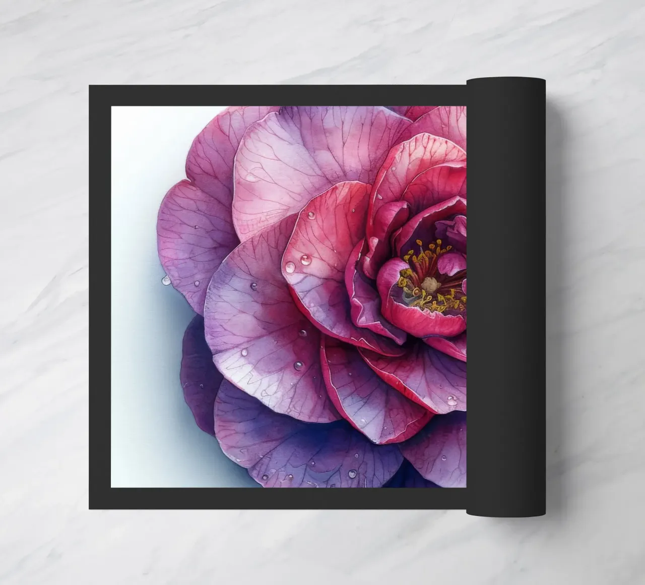 Fiore di camelia 4 zerbino da Bold Blooms
