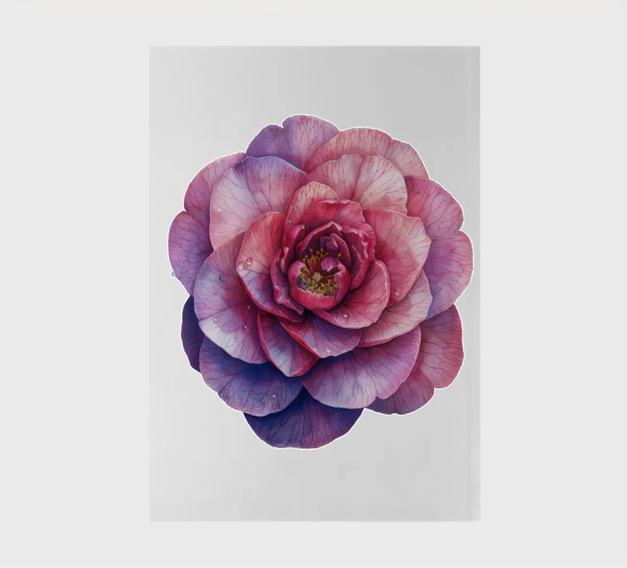 Camellia Flower 4 notebook by Bold Blooms