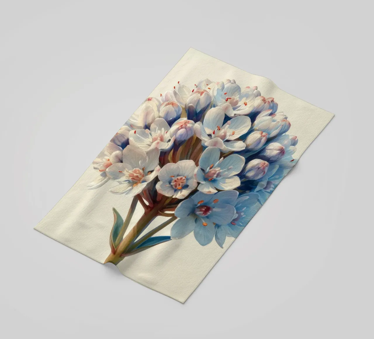 Fiore di Candytuft 2 telo mare da Bold Blooms