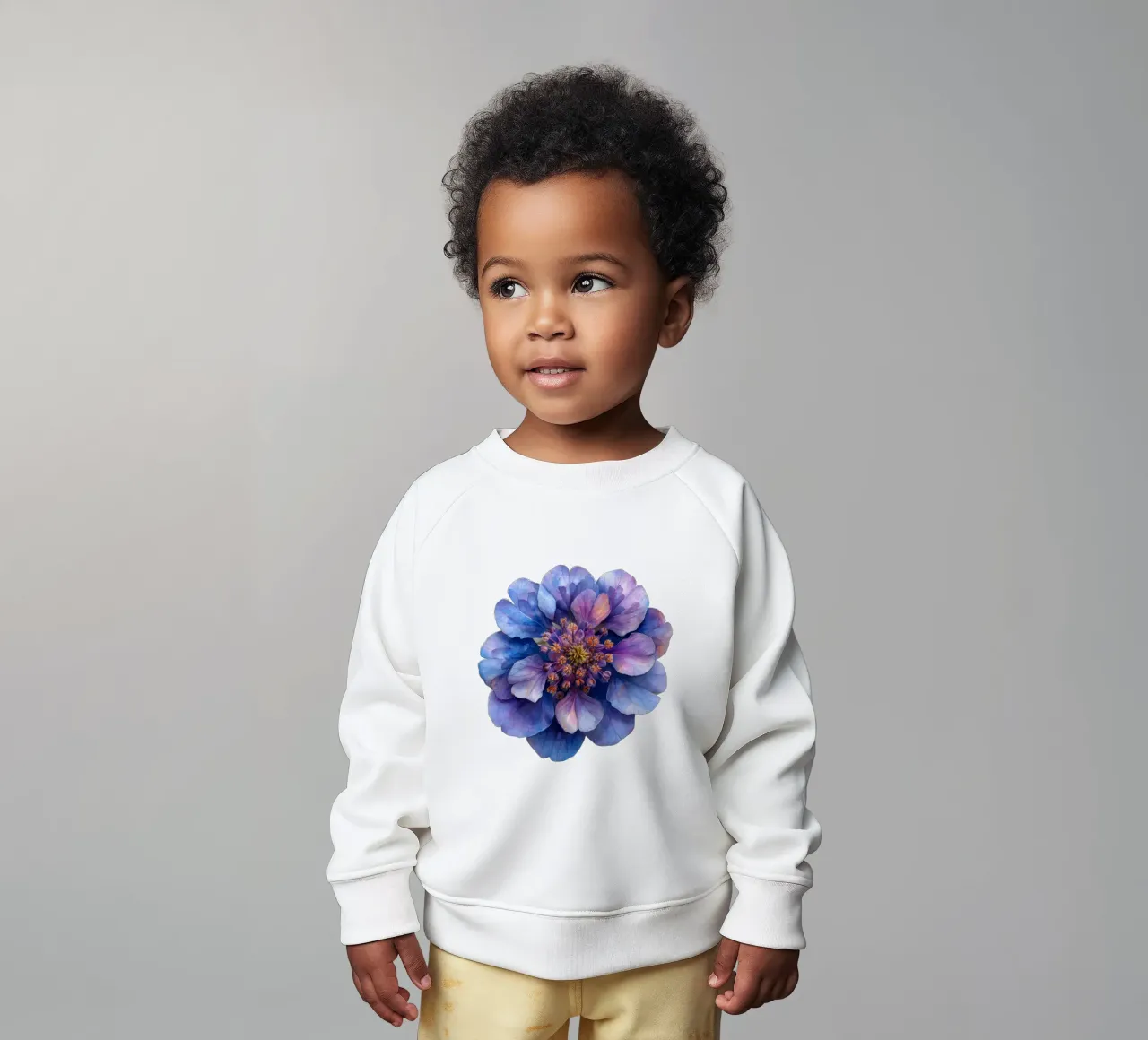 Fiore di Candytuft 3 felpa neonato da Bold Blooms