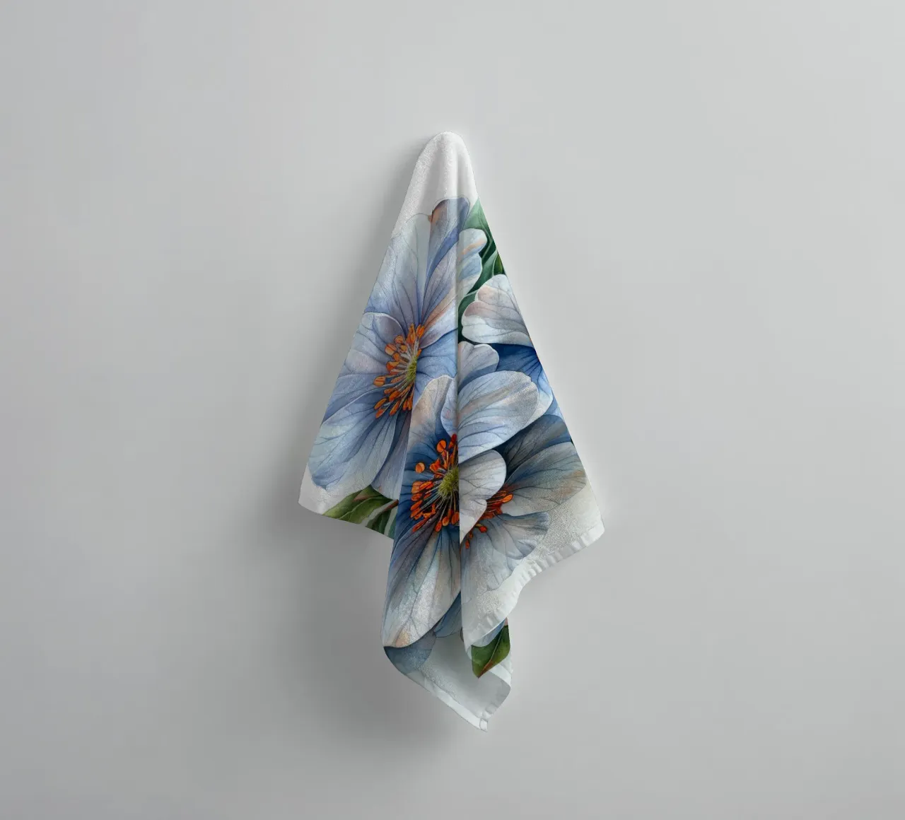 Candytuft Flower 4 towel by Bold Blooms