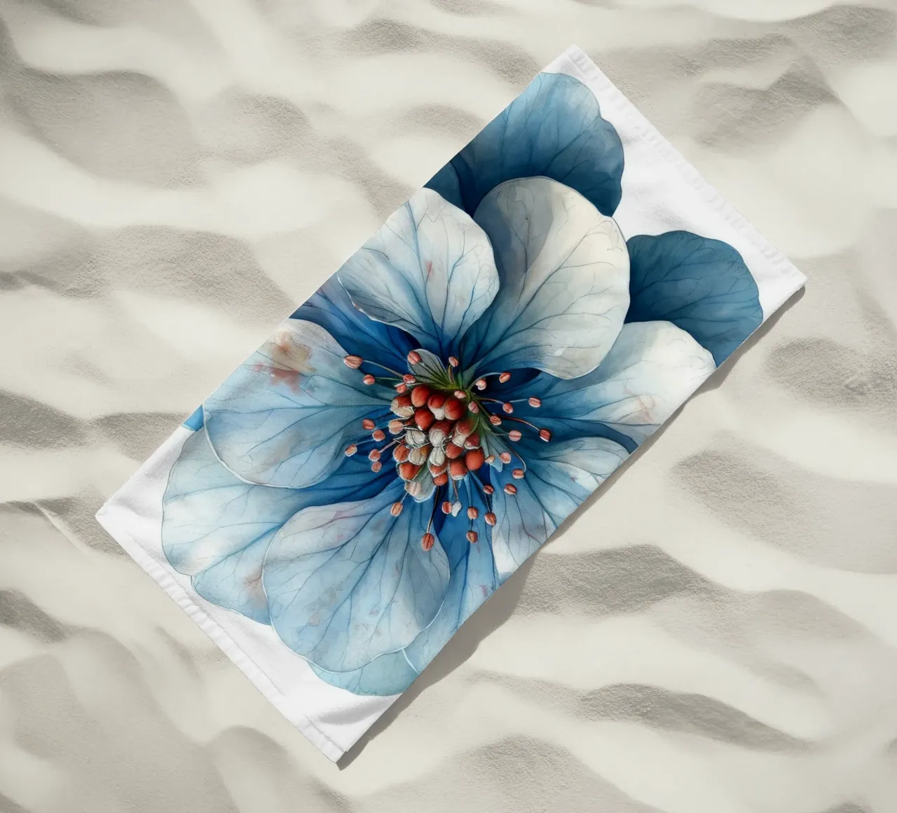 Fiore di Candytuft 1 telo mare da Bold Blooms