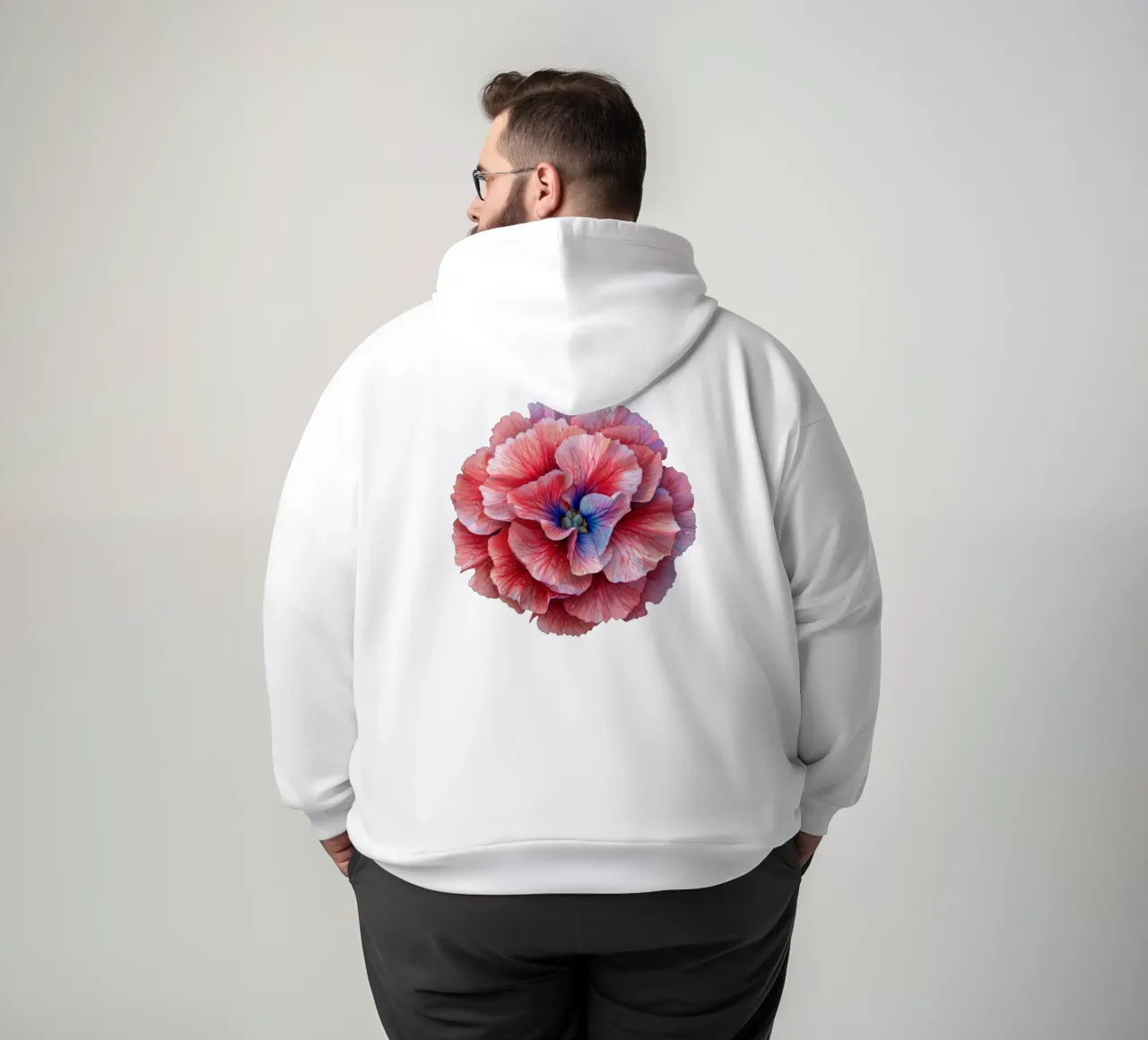 Fiore di garofano 2 felpa con cappuccio da Bold Blooms