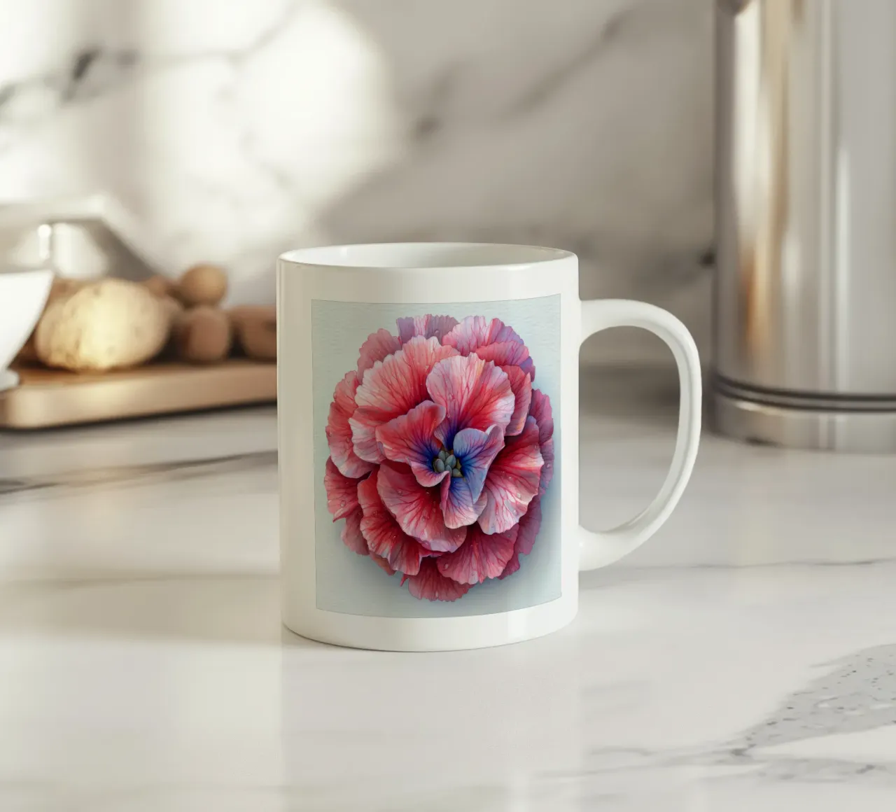 Fiore di garofano 2 tazza in ceramica da Bold Blooms