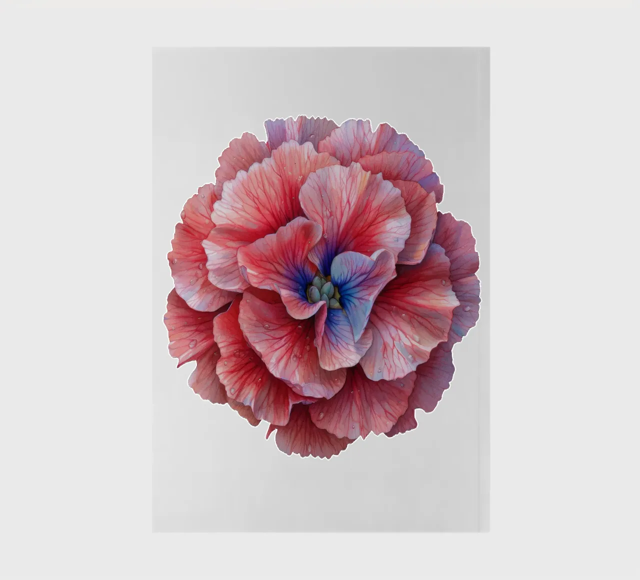 Carnation Flower 2 notebook by Bold Blooms