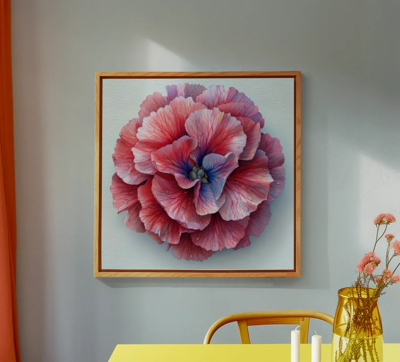 Carnation Flower 2 acrylic glass by Bold Blooms