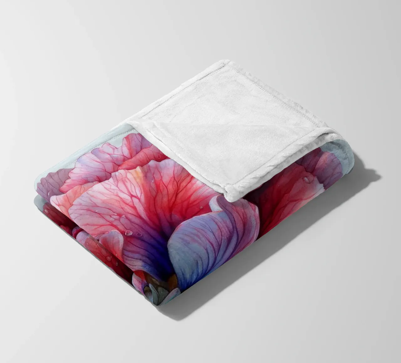 Carnation Flower 2 fleece blanket by Bold Blooms