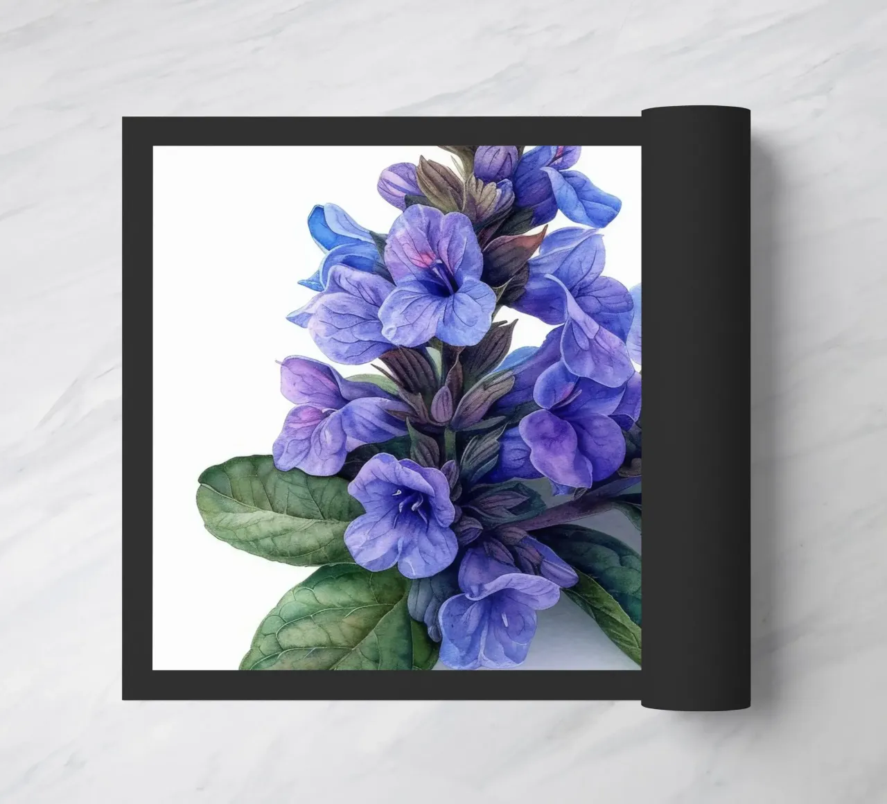 Fiore di menta 2 zerbino da Bold Blooms