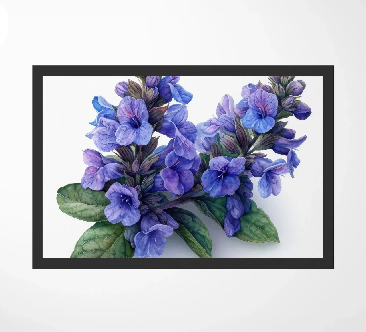 Fiore di menta 2 zerbino da Bold Blooms